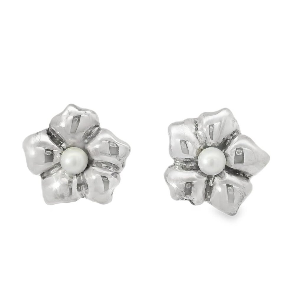 Tiffany & Co. Women's 925 Sterling Silver Daisy Pearl Earrings 925 Sterling Stud